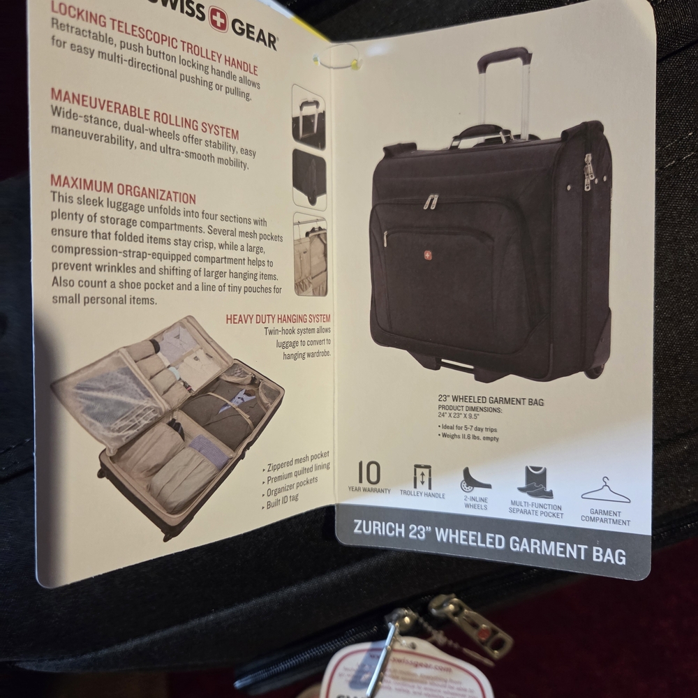 SwissGear Grey Travel Bag with Wheels
